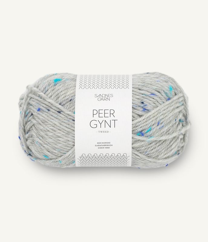 Peer Gynt 1502 Light Grey Melange / Blue Tweed